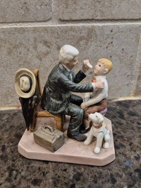 Norman Rockwell Museum Country Doctor Vintage Collectible Figurine 1984
